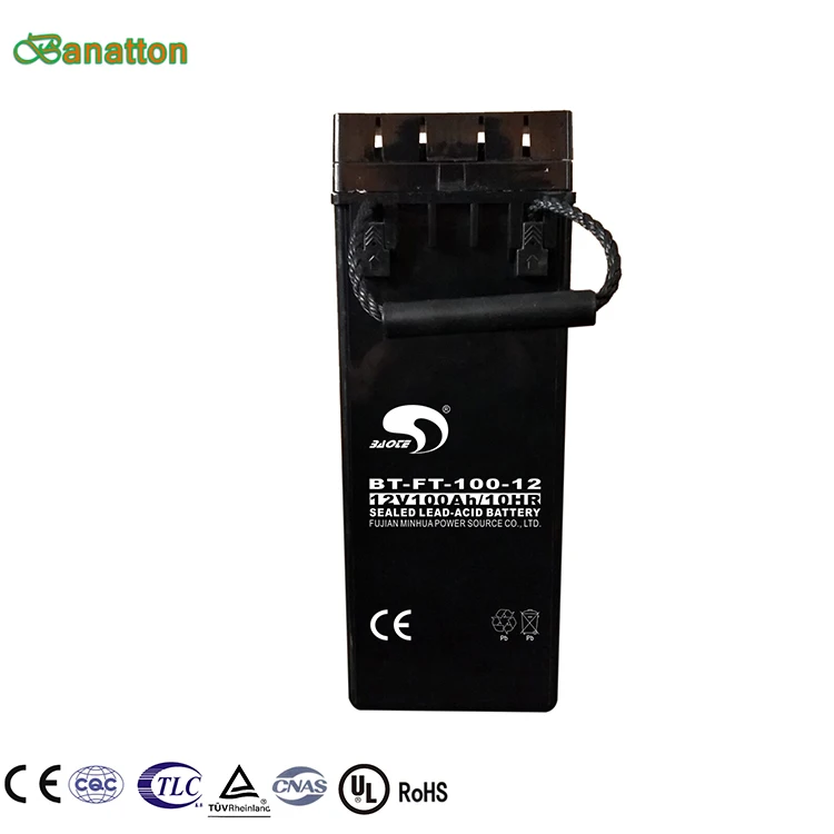High Quality Factory Prices Solar AGM FT Battery 12V 100AH