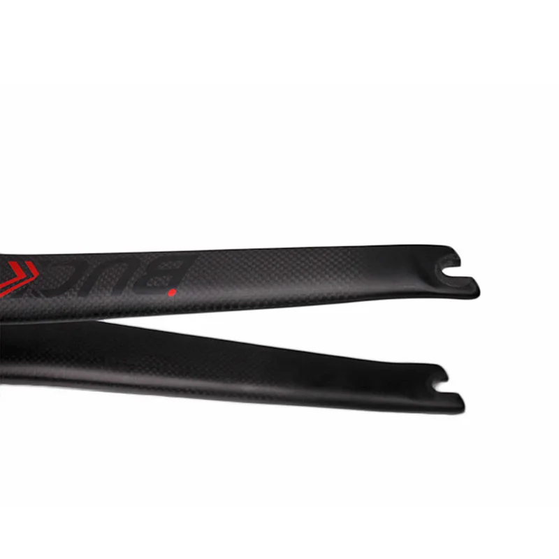 OEM/ODM BUCKLOS Horquilla De Bicicleta 700c Full Carbon Fiber 3mm Quick Release Bicycle Parts Mtb Road Bike Rigid Fork