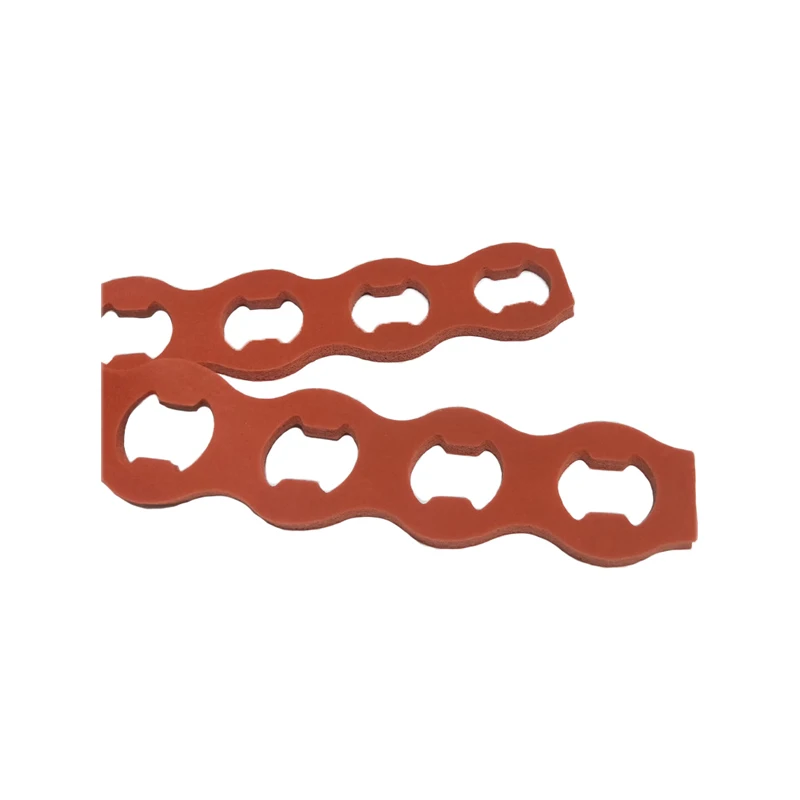 Customized die cut different shape heat resistant silicone sponge sheet silicone rubber foam sheet
