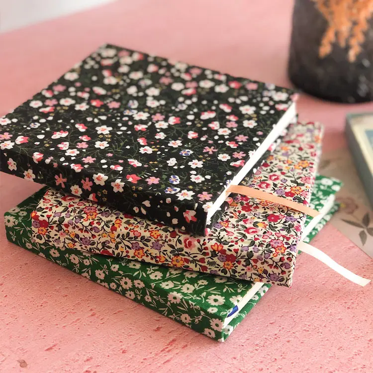 LABON Recycled Drawing And Painting Square Watercolor Hardcover Floral Blank Journal Sketchbook