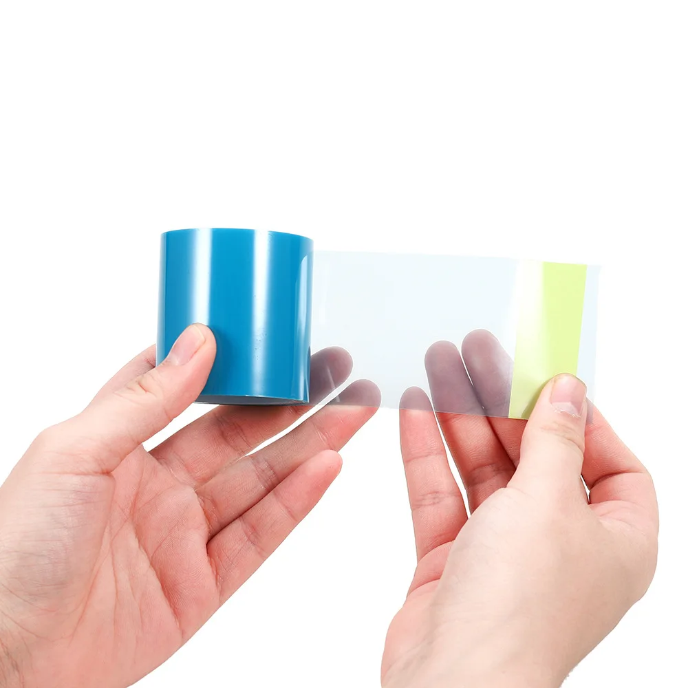 5 meter polyester tape is suitable for UV epoxy resin process tape blue Traceless fixed tape