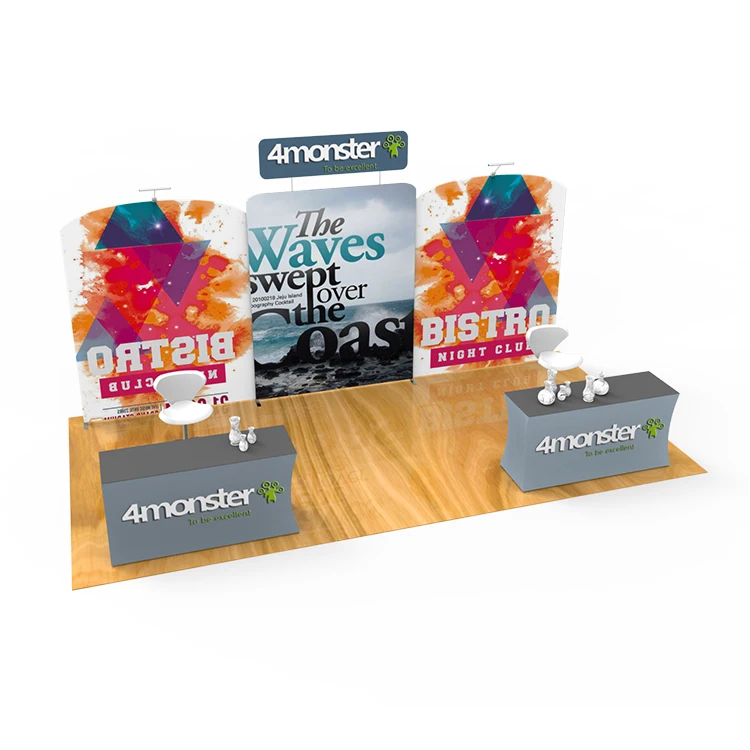 
 Портативная рекламная модная выставочная стойка, стенд для баннеров, выставочные панели, стандарт 10 по 20, выставочная стенд  