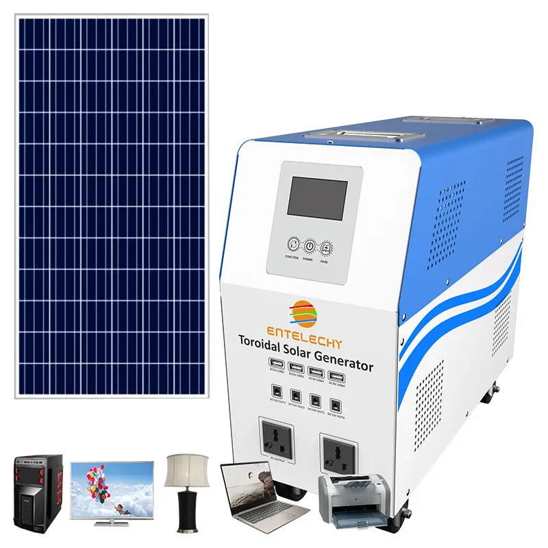 small complete solar systems solar plant inverter for housing home solar microinverter mini lithium portable solar generator