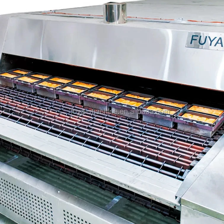 Automatic Conveyor Tunnel Oven For Industrial loaf Bread / Remote Monitoring