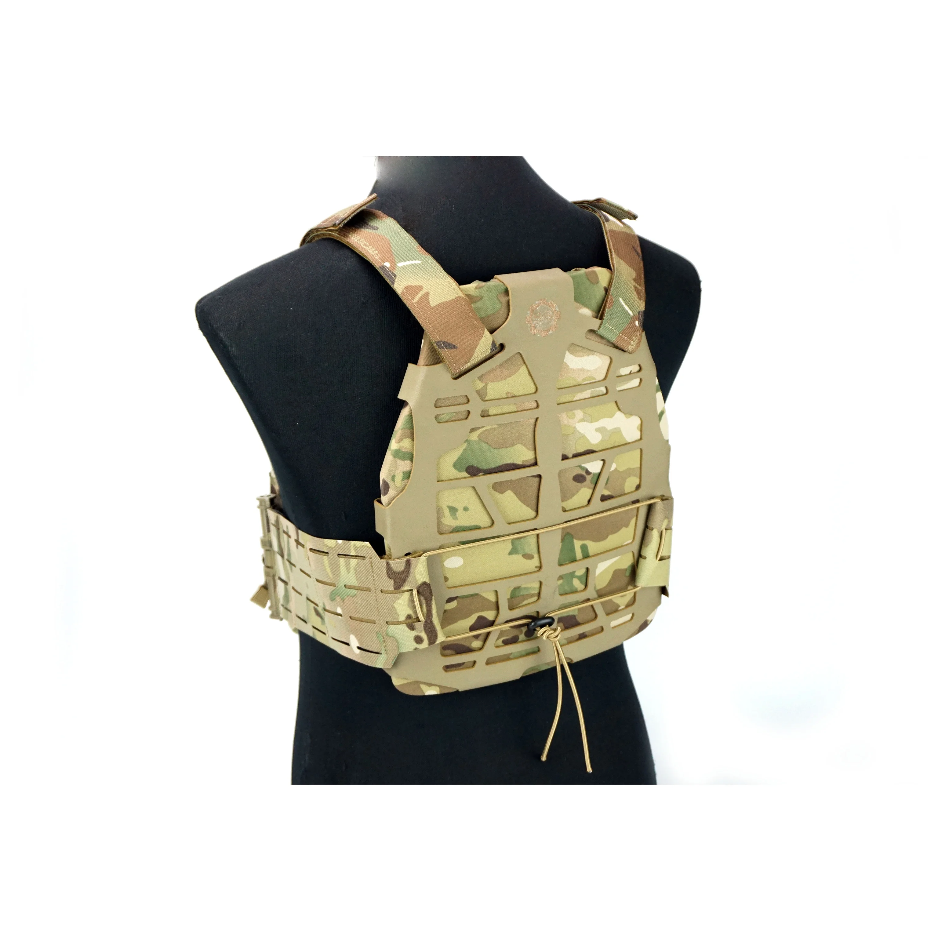 DMGear Quick Release Modular Parts Laser Cutting Front Panel Cummerbund For S&S Plate Frame Tactical Vest