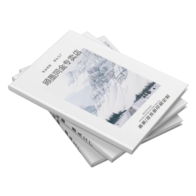 Customized books saddle stitch Perfect Binding Softcover Art Paper Booklet Magazine book Printing For Brochure Catalogue