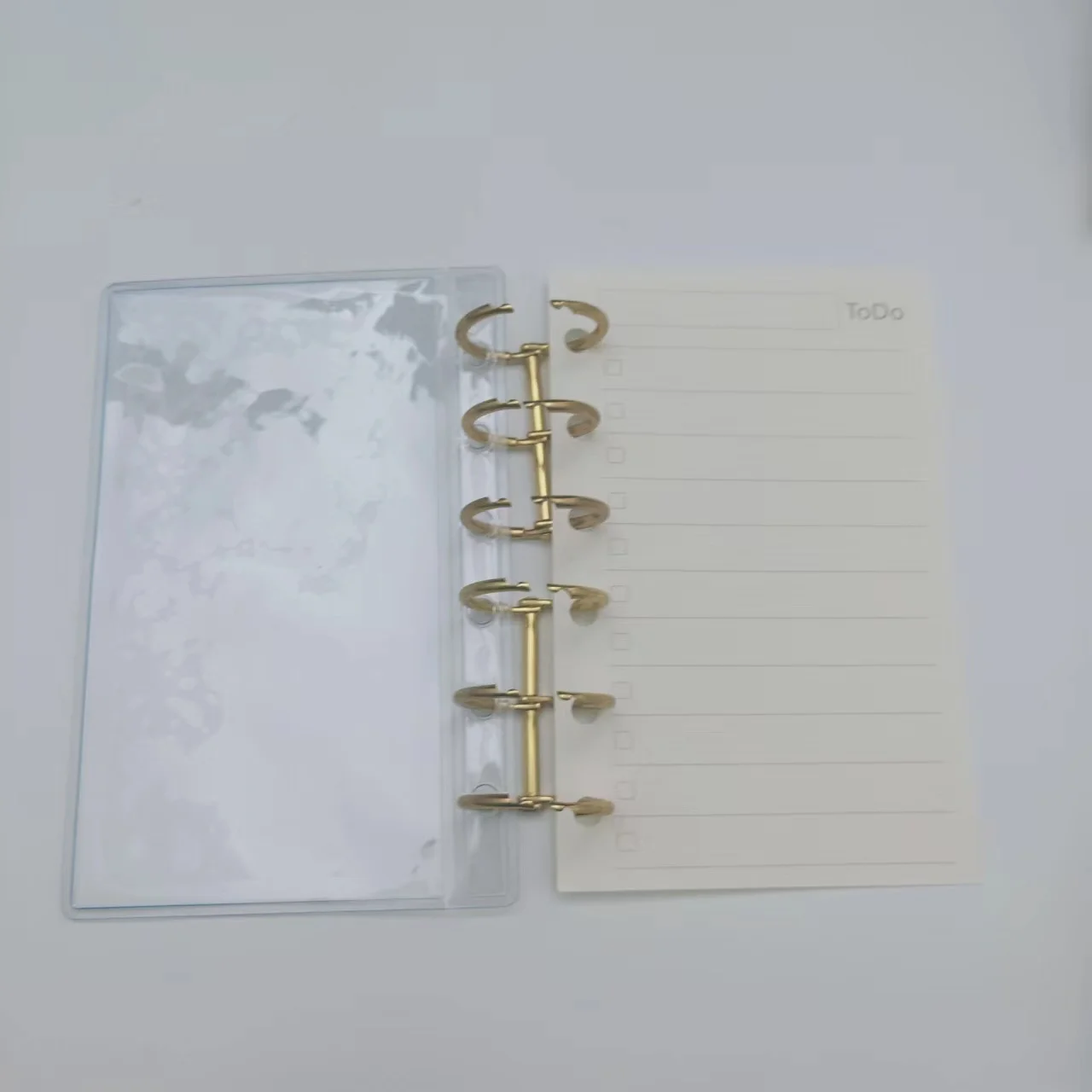 A7 Size Clear Sheet Protectors 2.6 x 4.8 Inch Plastic Sleeves Page Protectors Top Loading Paper Protector for 6 Ring Binders