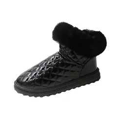 Hellosports/Зимние ботильоны с подкладкой из искусственного меха; Зимние ботинки; Оптовая цена; Блестящие зимние ботинки для