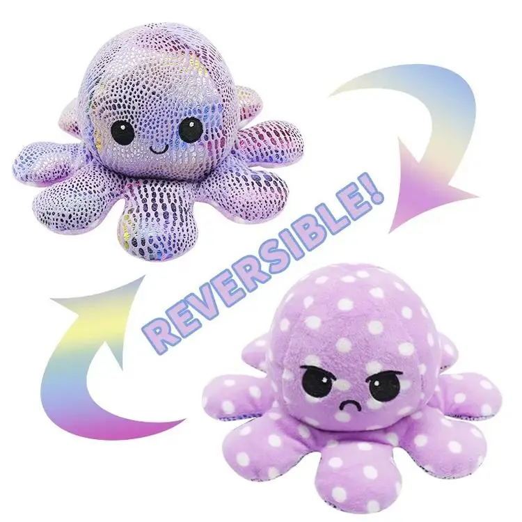 Hot Selling Plush Octopus 20 cm Custom Octopus Plush Toys Reversible Octopus Plush Toy