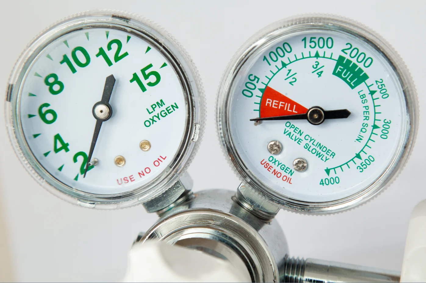 Hospital medical Oxygen Regulator CGA540  with double manometer