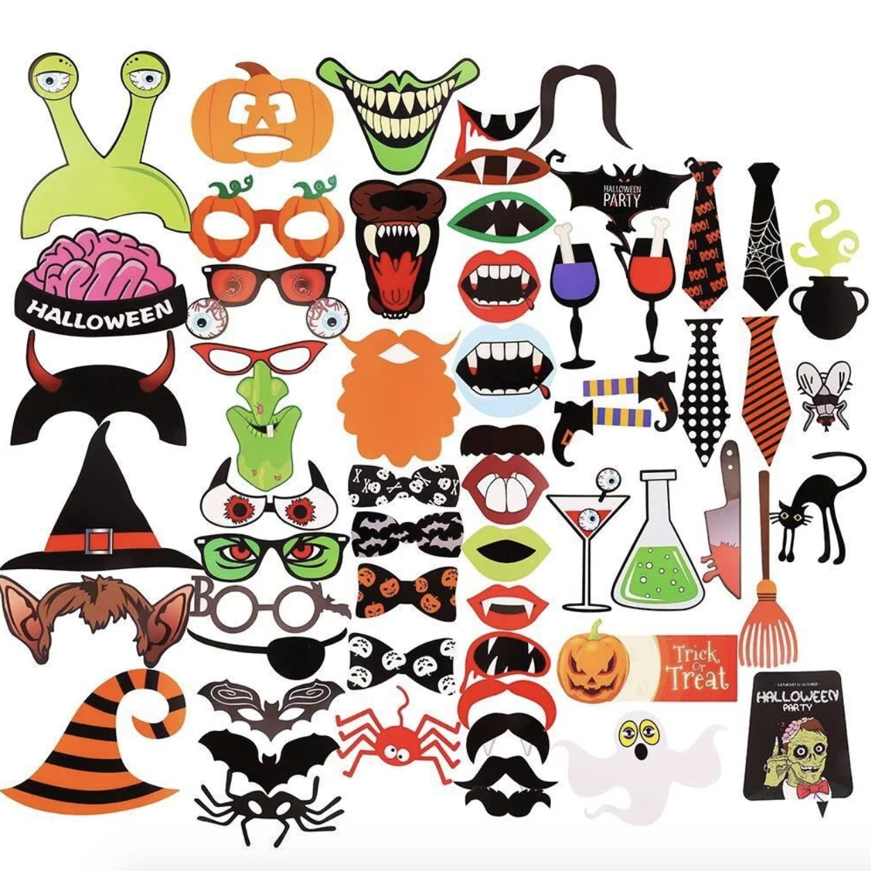 Funny Birthday Photo Booth Props 21st 30th 40th 50th 60th 70th 80th 90th Birthday Party Supplies