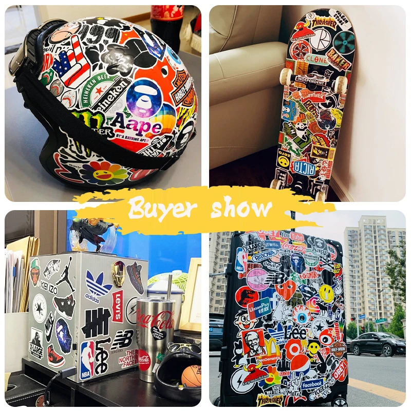 Demon Slayer Blade Japanese anime graffiti sticker personality suitcase skateboard notebook stationery box sticker