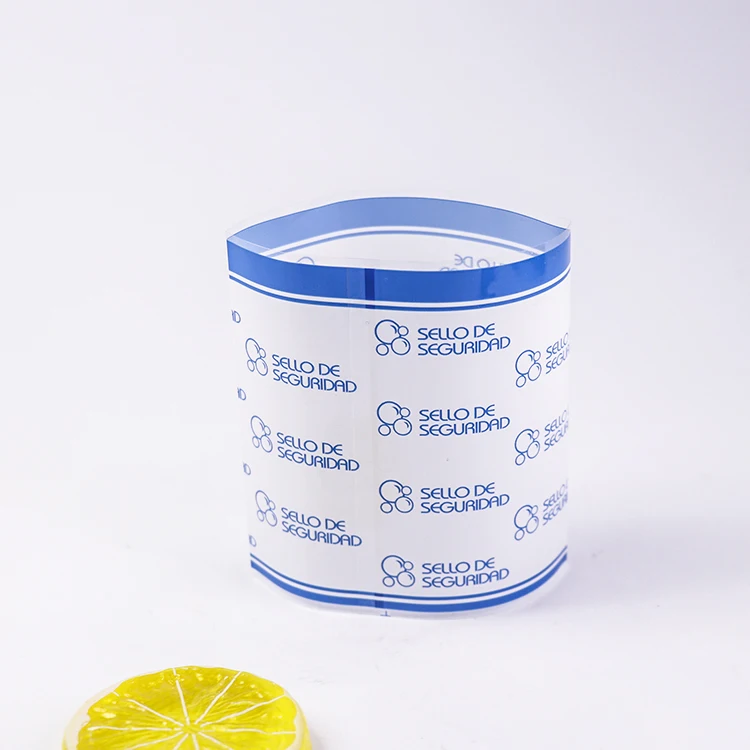 Zhejiang Taizhou PVC plastic heat shrink sleeves label for 5 gallon bottle cap label