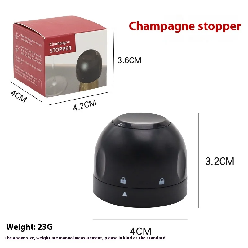 Creative Home Manual Pull-Out Vacuum Wine Stoppers Red Wine Fresh-Keeping Glass Bottle Innovative Stopper Optimal Preservation