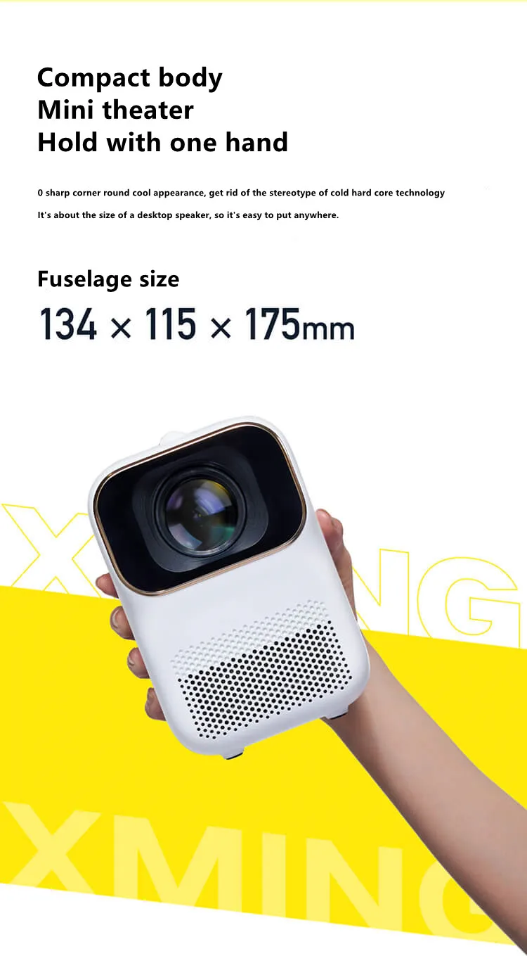 New Arrival Global Version 4k projector Fengmi Q1 portable projector 1920x1080 support pocket xiaomi mini projector