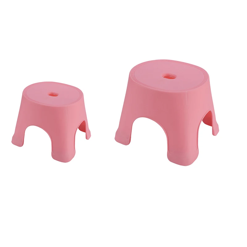 Stylish Simplicity Safe And Non-Slip Small Sizes Stackable Home Furniture Plastic Stools