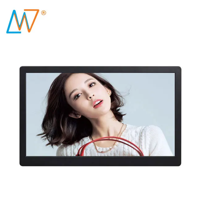 21.5 Inch Train Television Tv Lcd Restaurant Shelf Advertising Frame Board With Totem Video