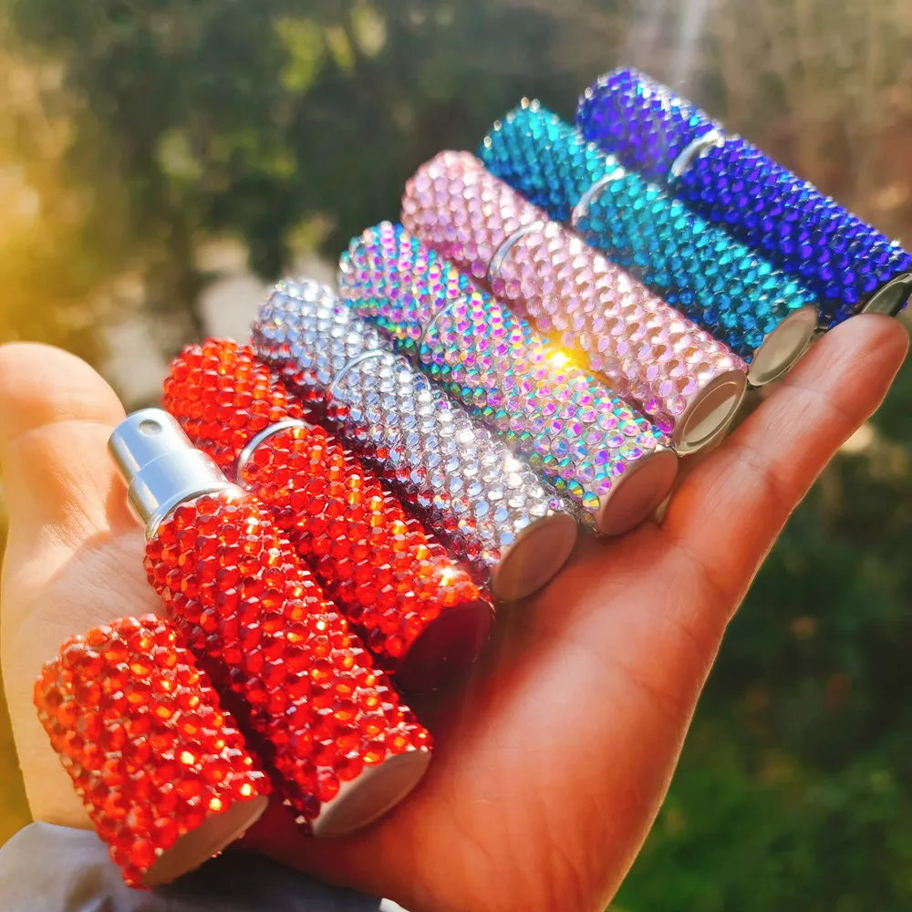 Hot Sale Bottom Filling 5ml aluminum travel perfume atomizer spray bottle Luxury perfume bottle