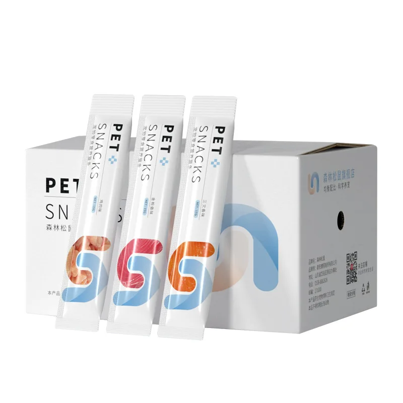 Cat Puree Salmon&chicken cream snack pet treats cat treat snack wet food, cat and dog treats, cat liquid snack