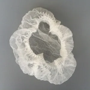 Nonwoven Disposable Clip Bouffant Mop Cap Head cover