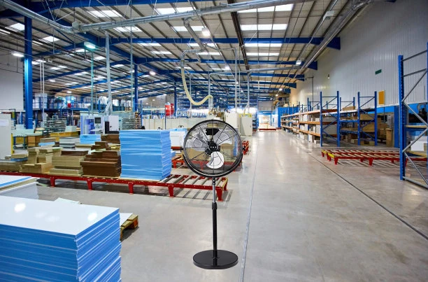 18 Inch warehouse workshop restrurant used Industrial Fan with 3 speed adjustable and aluminum blades
