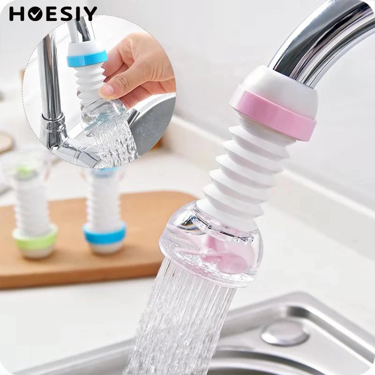 Plastic 360 Degree Adjustable Kitchen Graget Watersaver Water Filter Tap Extension Head Faucet Mount Filter Water Faucet Filter