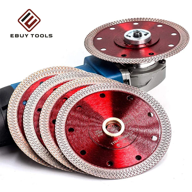 4inch 5inch 7inch Diamond Circular Saw Blade Mesh Dry Porcelain Blade Diamond Marble Cutter Blade for Cutting Tile Ceramic