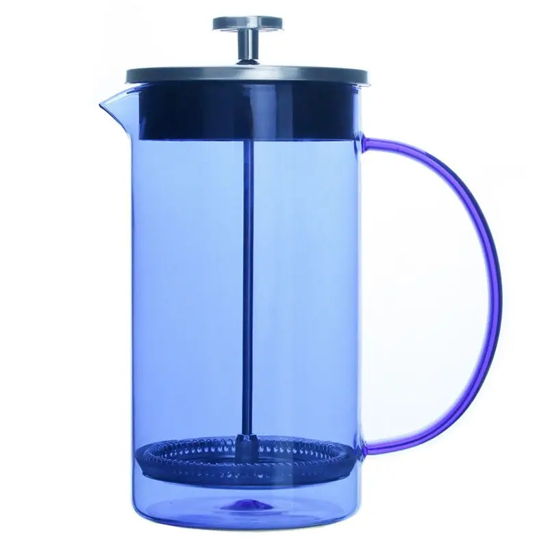 coffee maker custom logo glass french coffee press