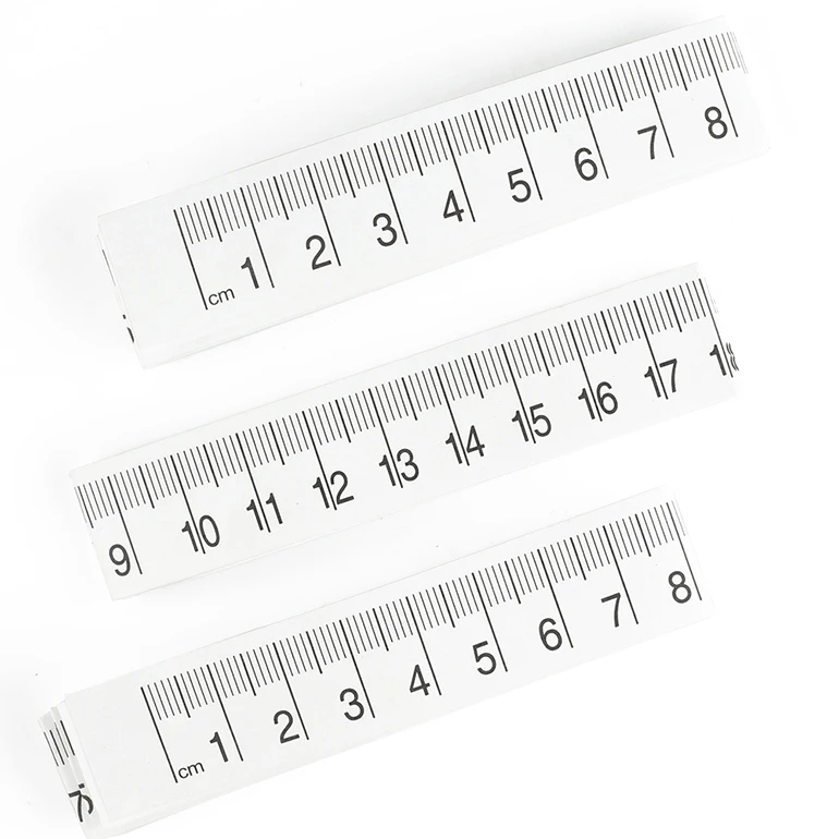 Wintape Custom Meter Metric Disposable Medical Health Care Paper Measuring Tape Ruler Baby Head Circumference Tape Measure