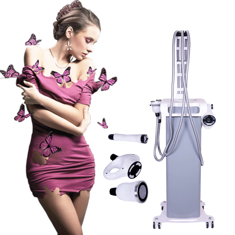 Cavitation Ultrasonic Radio Frequency Vacuum Fat Loss Salon 9 in 1 Slimming And Beautifying Machine