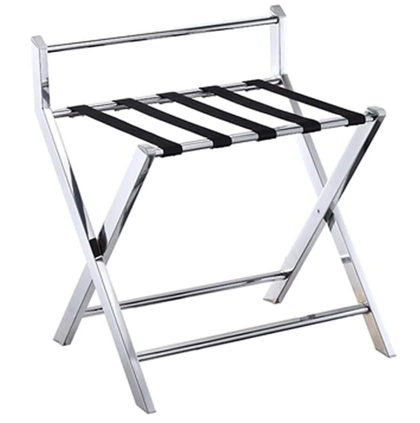
Luggage Rack Hotel Bedroom Suitcase Stand Rack Heavy Duty Folding Hotel Furniture ISO9001:2008 Modern Neutral Packing 