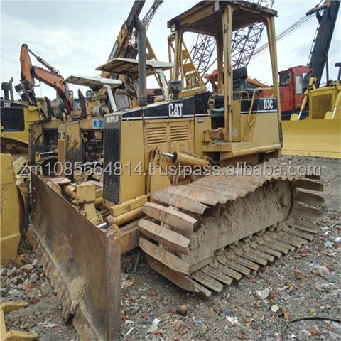 CAT D3C used mini bulldozer ORIGINAL caterpillar D3C D3G Swamp bulldozer D3 mini dozer