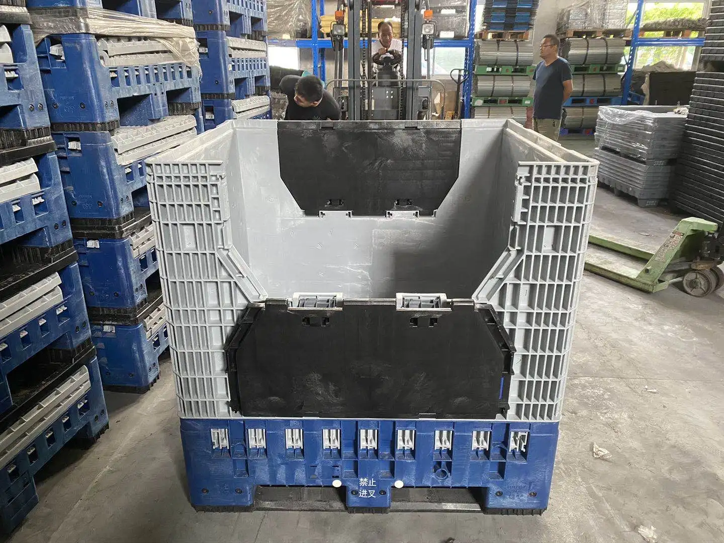 FLC 1200 с размером 1200*1000*1200 новая складная коробка Hdpe для крупных партий