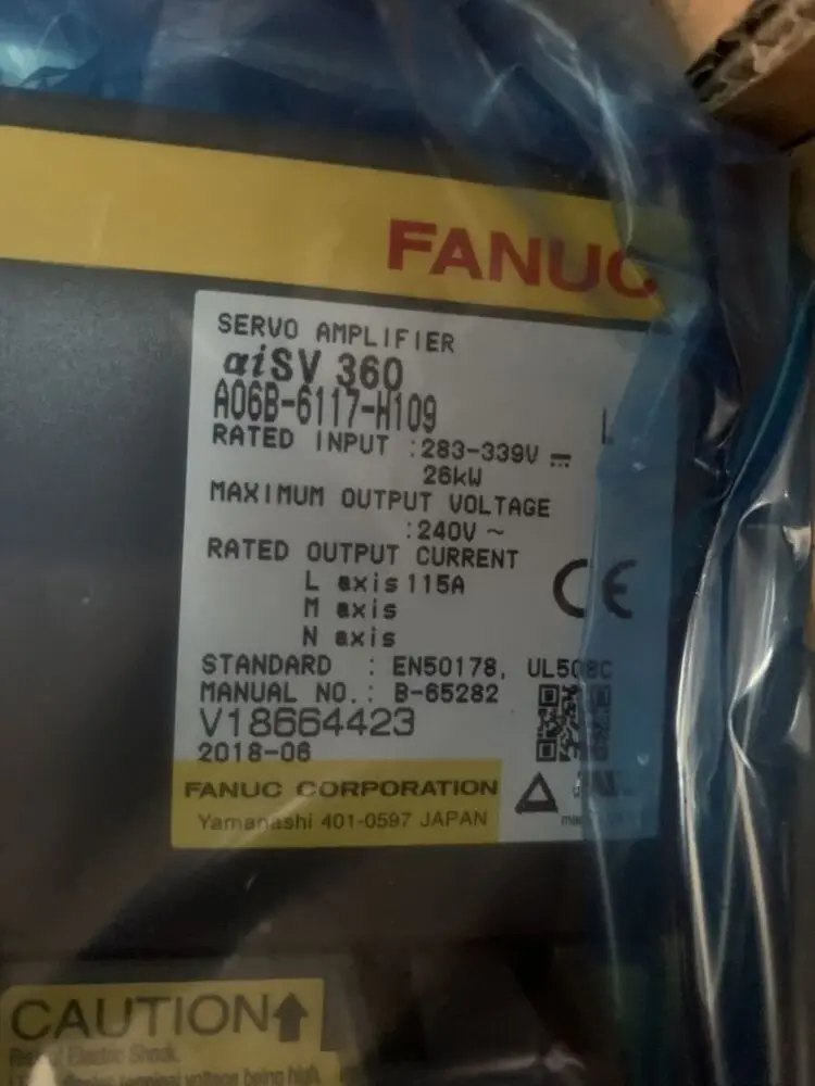 A06B-6117-H109 Servo Amplifier A06B6117H109 New In Box Expendited Shipping