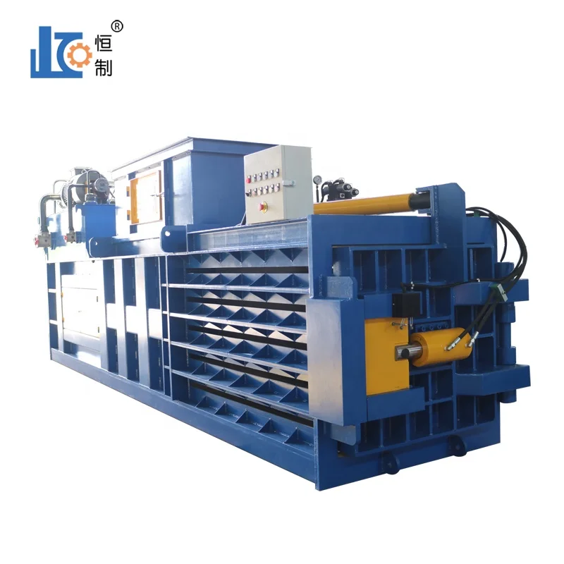 
Semi-Automatic Hydraulic Scrap Paper Cardboard PET Bottle Baling Machine Press Machine Baler Machine 