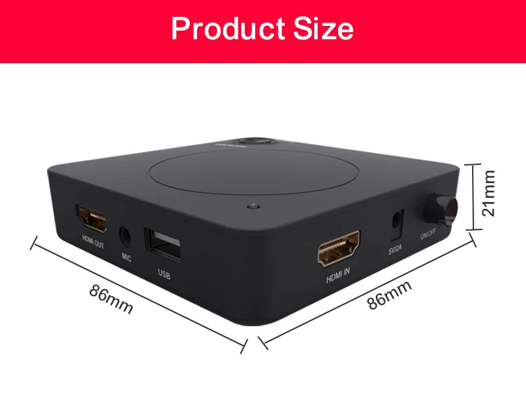  1080P захват для захвата видео HDMI автономная коробка игр прямой