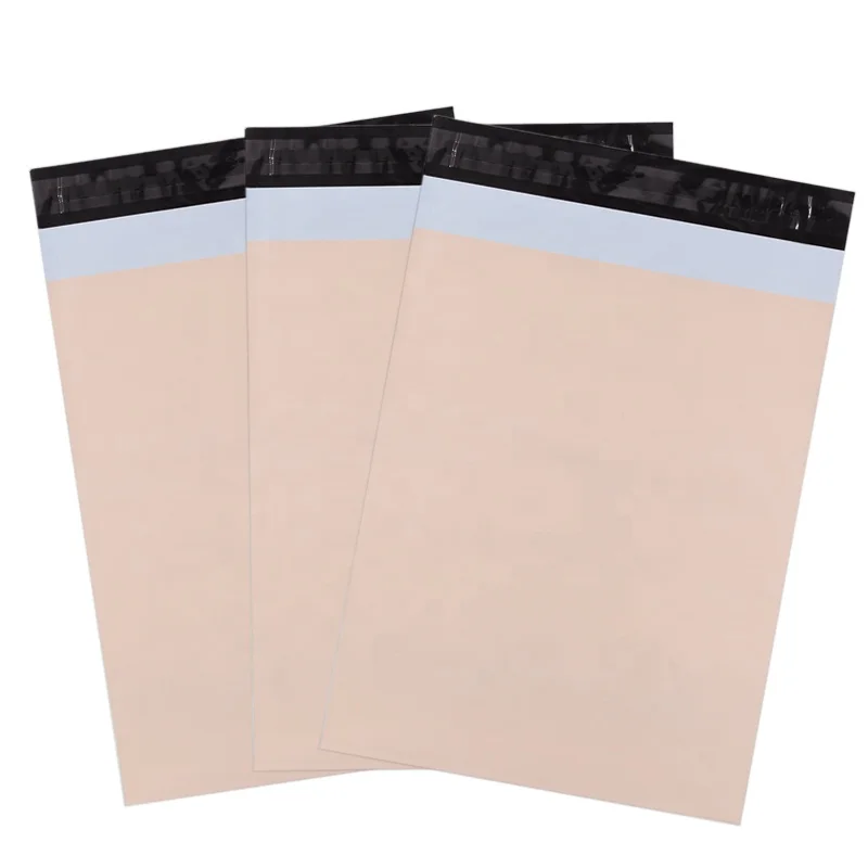 Custom Printing Nude Color Poly Mailer Bag Biodegradable Shipping Bags T shirts Clothing Packages