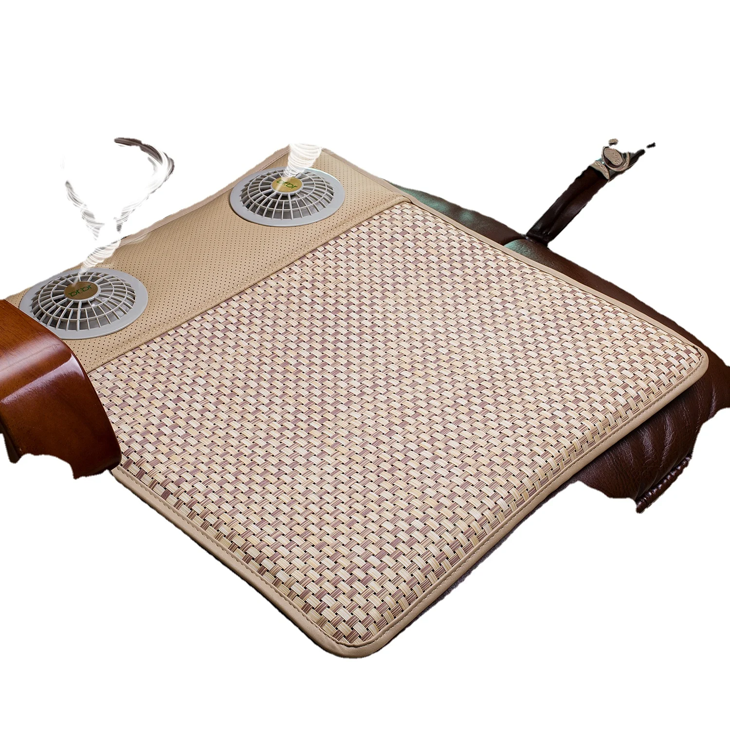 Fan Cooling Customized Gel Car Cushion Pad Air Cooler Breathable Chair Seat Cushion for Car Cooler seat cushion 24V 12V 5V