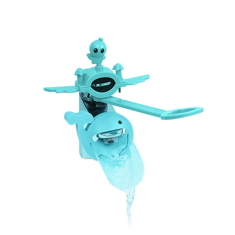 Kids Water Chute Animal Shaped Faucet Extender Baby Hand Washing Aid Kitchen Bathroom Toddler Water Tap Extender