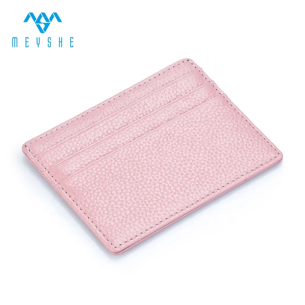 NEW Hot sale top genuine leather rfid blocking vip hotel card holder for women