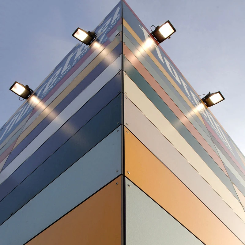 Professional 8mm Exterior compact laminate veneer wood wall panel sheet cladding