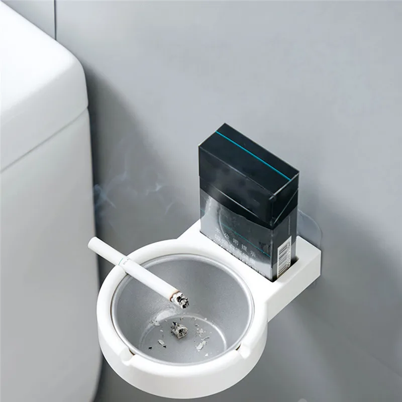 
Ash Cylinder Holder Portable Stainless Steel Wall Mount Cigaret Smoke Ashtray Storage Cup For Toilet Home Office Holder 