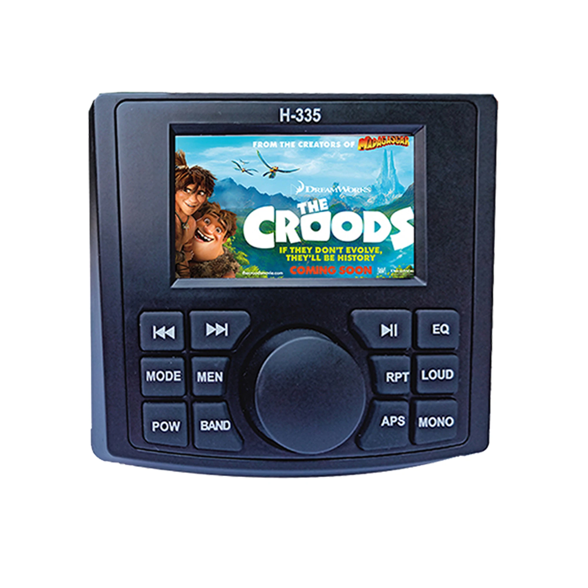 Professional BOAT Yacht RV accessory Volume Zoning  H-335 TFT screen radio mp5 player  45w  Ip66 black