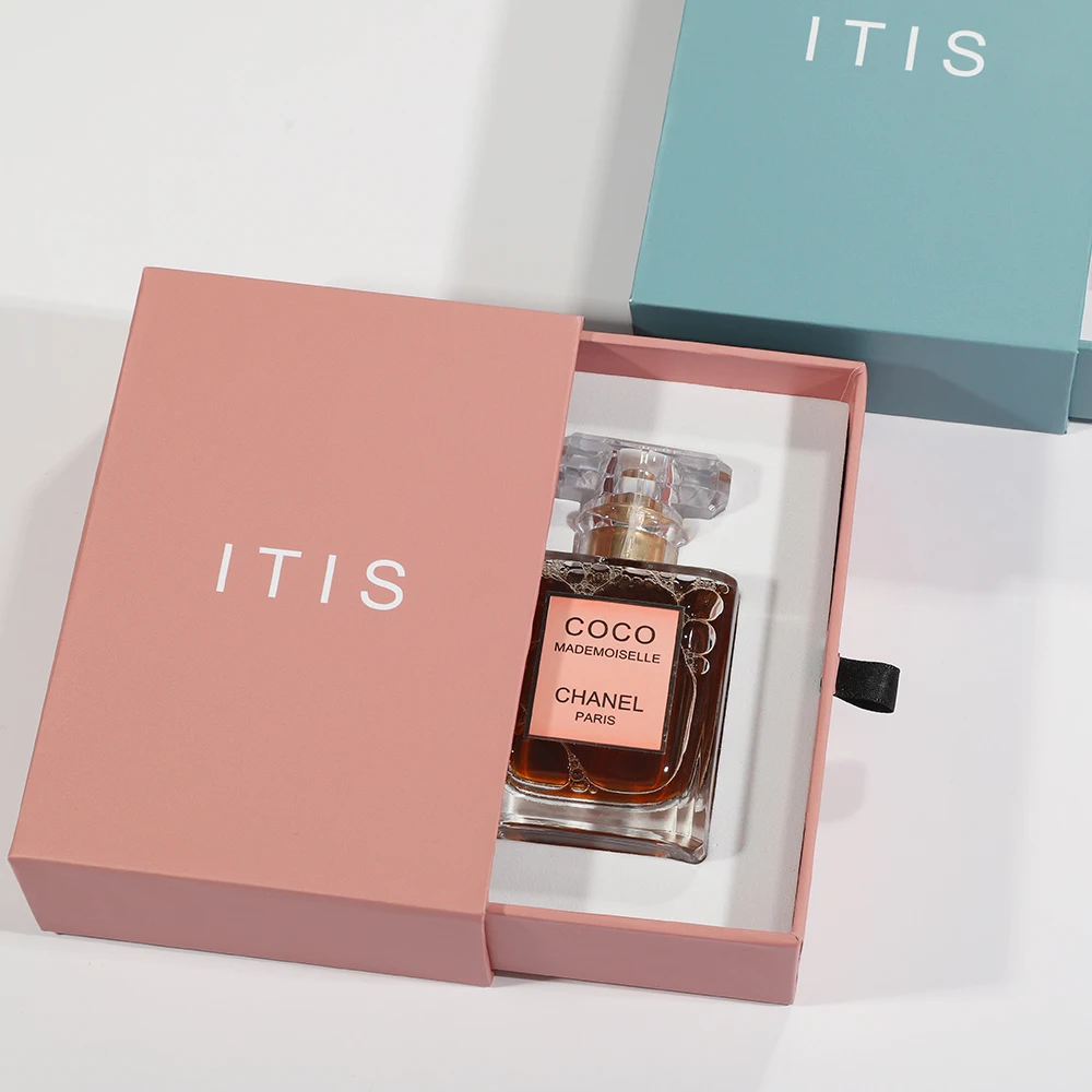 Customized Logo Luxury Perfume Bottle Sliding Drawer Package Gift Perfume Box