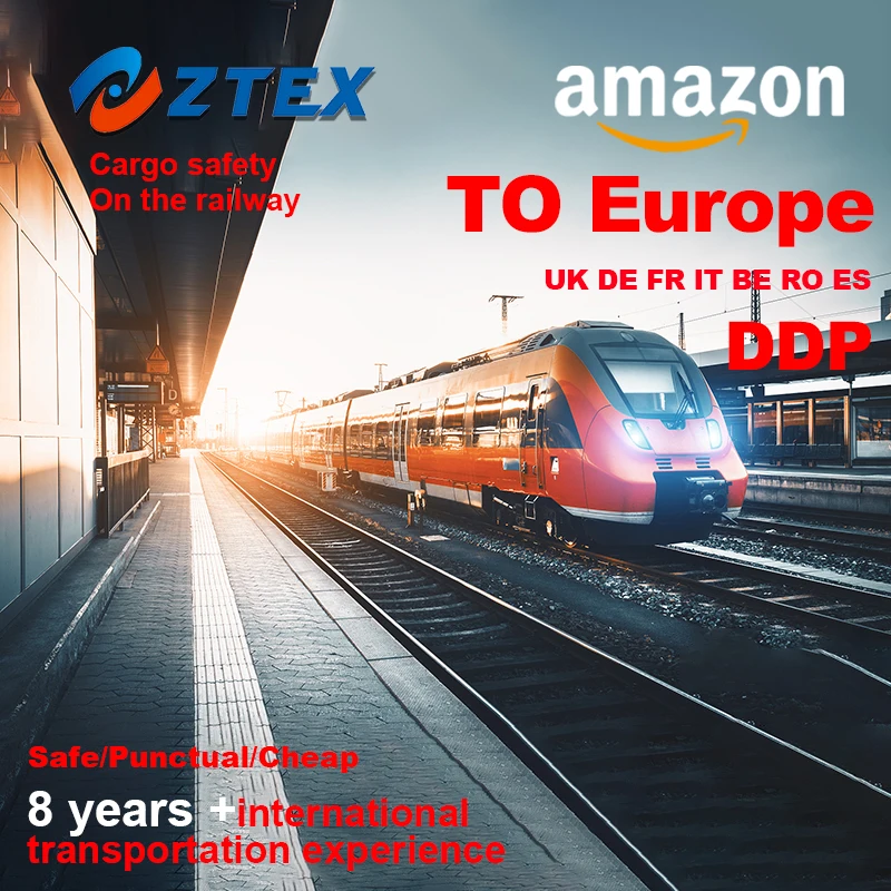 DDP Rail freight forwarder door to door from China to Europe Belgium