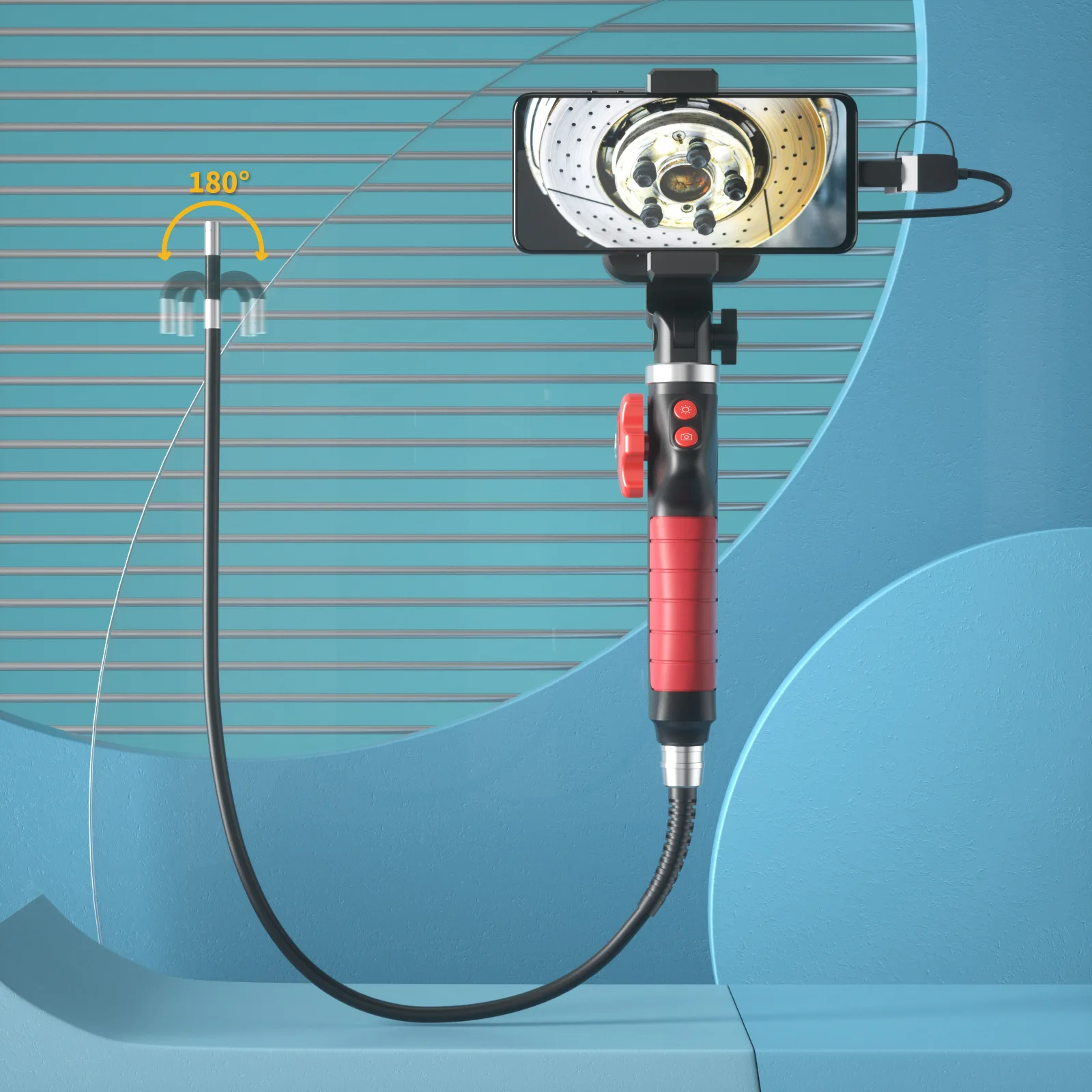 drop shipping cmos endoscope camera inspection device 2 way endoscope inspection camera