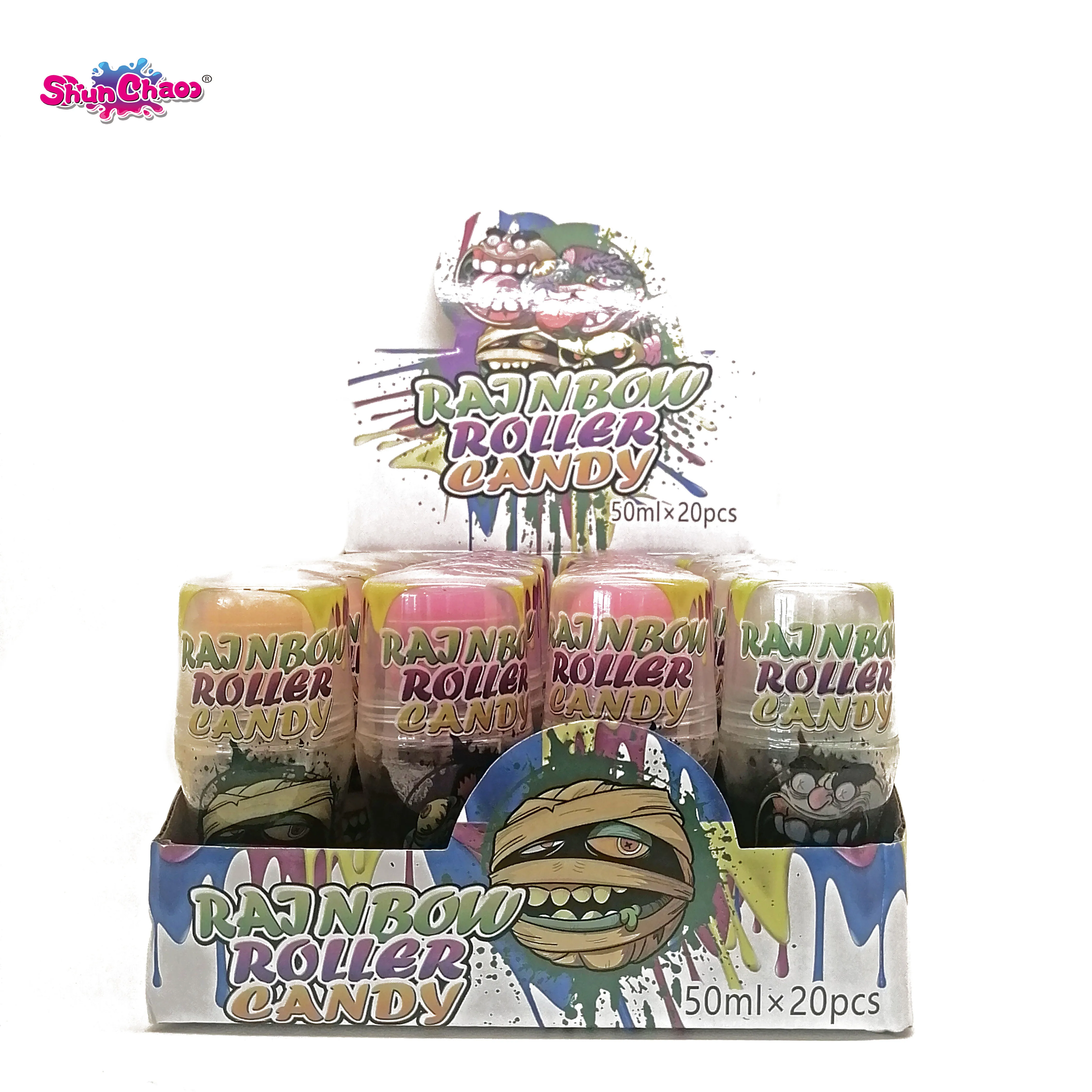 Hot Sale Fruity Flavored Rolling Lipstick Jelly Jam Liquid Candy Liquid Candy