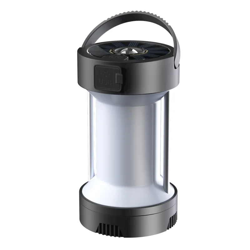 Hot-selling Outdoor Solar Camping Lantern rechargeable camping With 4 Modes lantern camping led light For Tent Hiking