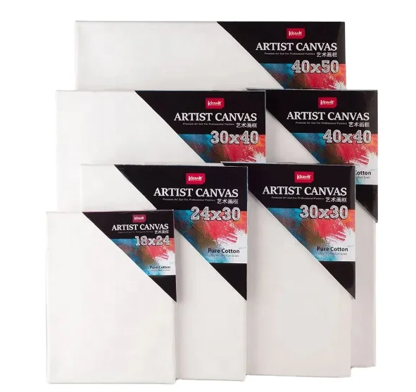 wholesale Canvas for art paint  blank wood painting art cotton canvas frame