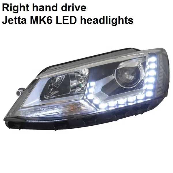 Right hand drive projector lens JettaMK6 headlight